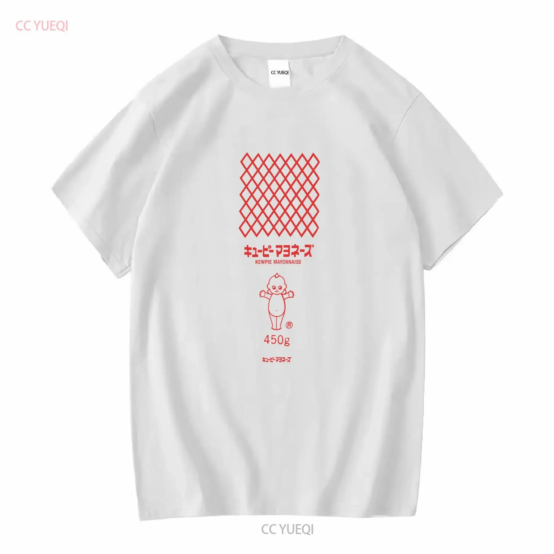 Kewpie Mayonnaise Baby Japanese T shirt long or short sleeves vintage Washed Stretched homme Casual Unisex designer clothes image 4