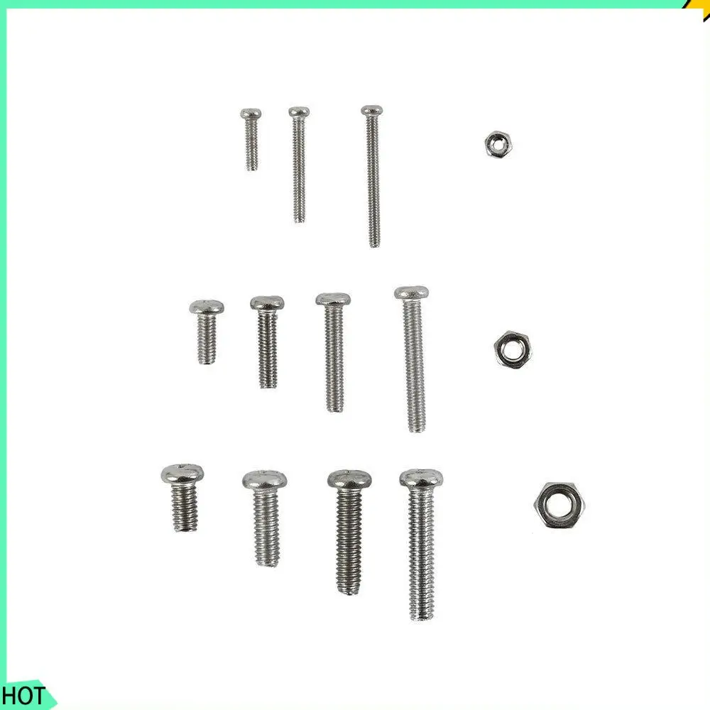 AWAH 480Pcs/Set M2 M2.5 M3 Din7985 Gb818 Steel Cross Recessed Pan Head Screws Phillips Screws Assortment Kit Hw028