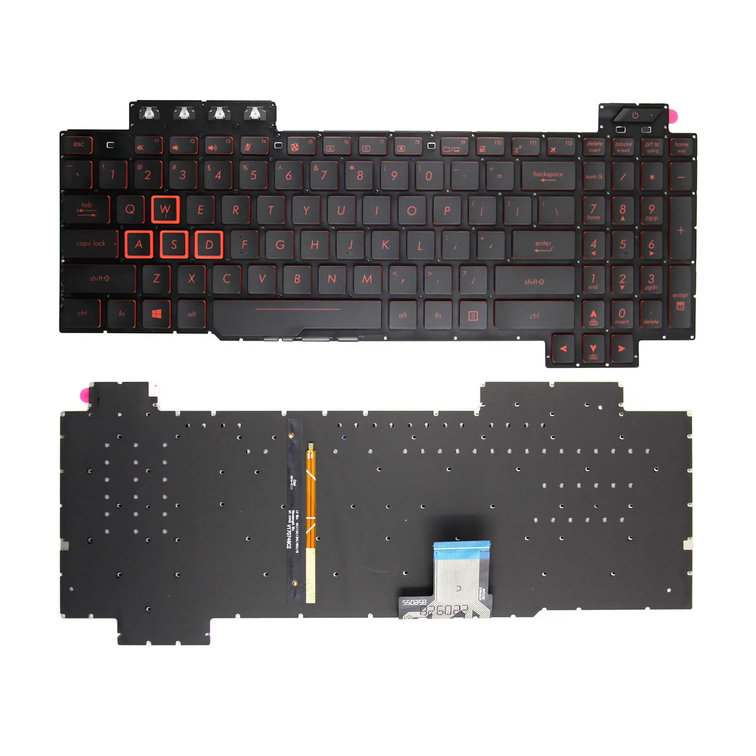 New for Asus TUF Gaming FX504 FX504GD FX504GE FX504GM FX80 FX80GM US Keyboard