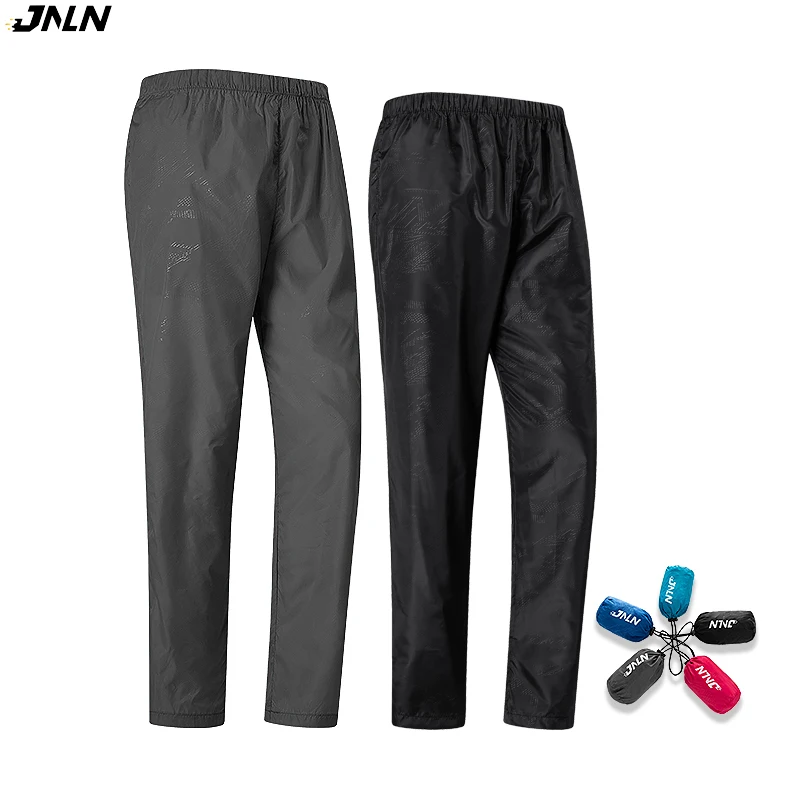 

JNLN Hiking Pants Women Men Outdoor Waterproof Pants Unisex Climbing Camping Sports Quick Dry Mountain Rain Trousers Anti UV