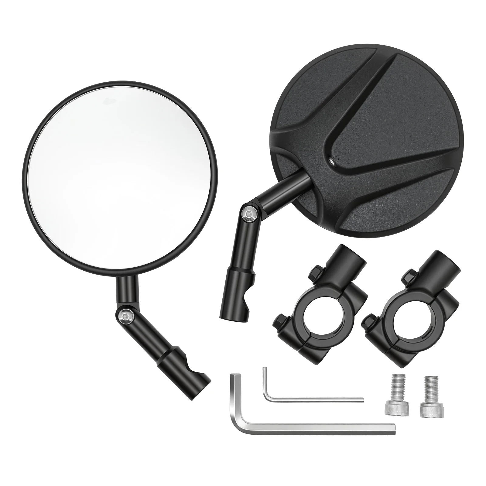 AliExpress NONE Universal Motorcycle Mirror Handlebar Rearview Mirror End Side Mirrors for Bicycle Riding Cycling Mirror Motorcycle Accessories