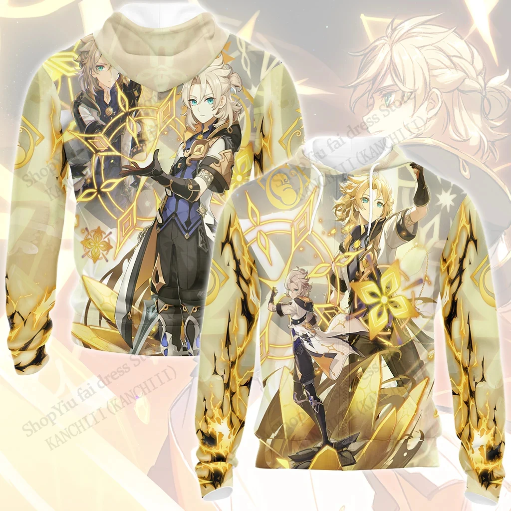 애니메이션 겐신 임팩트 중리 후타오 3D 프린트 후드티 남녀 패션 딜룩 후드티셔츠 게임 코트 여성 스웨트 클레 의류