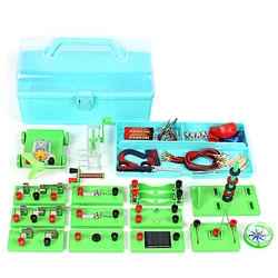 STEM Circuit Educational  Electronics Electromagnetism Experiment Kit for 7-14 Years Old Magnetic Models DIY Physical Kids Toys