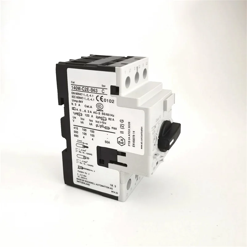 قاطع دائرة حماية المحرك 140M-C2E-C10 الأصلي وغير المستخدم