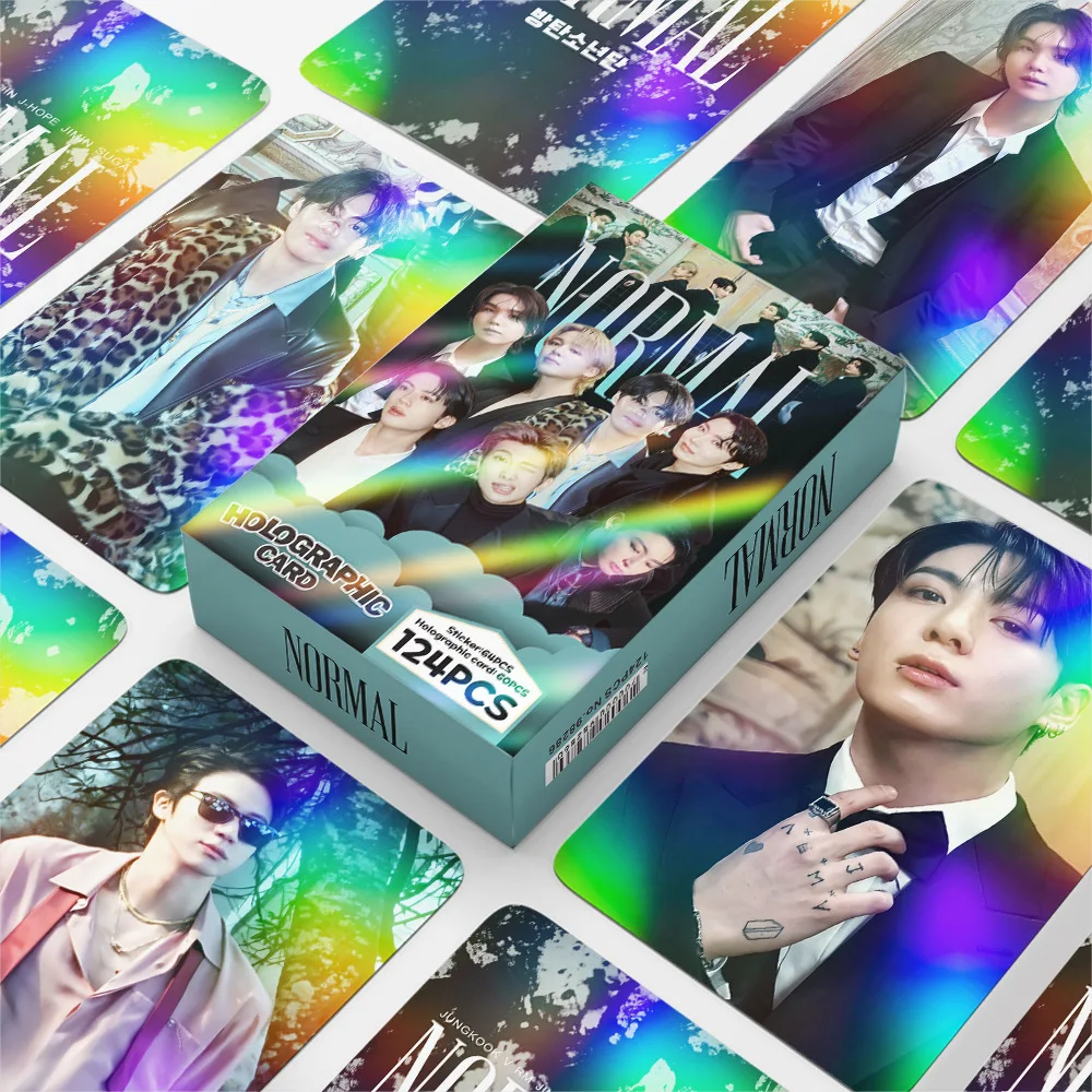 124PCS Single ALbum Mini LOMO Card Photocards HD Fans Collection Cards Decorative Present Gifts