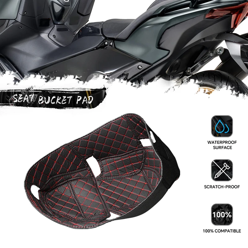 ل TMAX530 DX SX tmax530 2017-2019 دراجة نارية الخلفي حمولة حقيبة السيارة بطانة حامي بولي Leather الجلود مقعد دلو وسادة اكسسوارات TMAX530