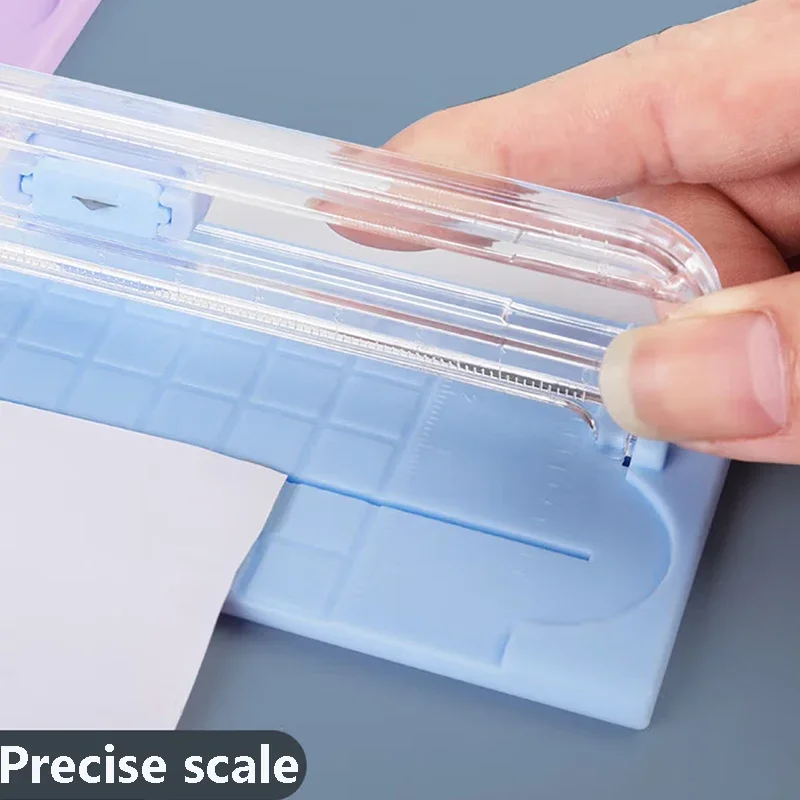 A3 Mini Paper Trimmer Portable Guillotine Cutter for Photos & Cardstock, Multifunctional Craft Paper Cutter for Office School