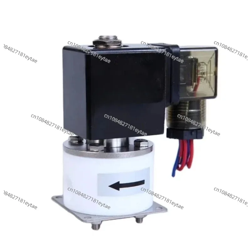 Good 11-5 Anti-corro-sive Acids Alkali Chemical Resistant 12V 24V Plastic PTFE Solenoid Valve with LED Light Indicator Very good