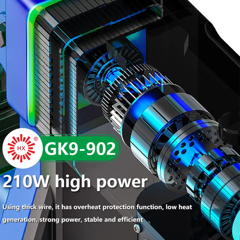 ماكينة خياطة محمولة تعمل بالبطارية GK9-902، مناسبة لشبكات المظلة والحقائب المنسوجة والأكياس المنسوجة وما إلى ذلك