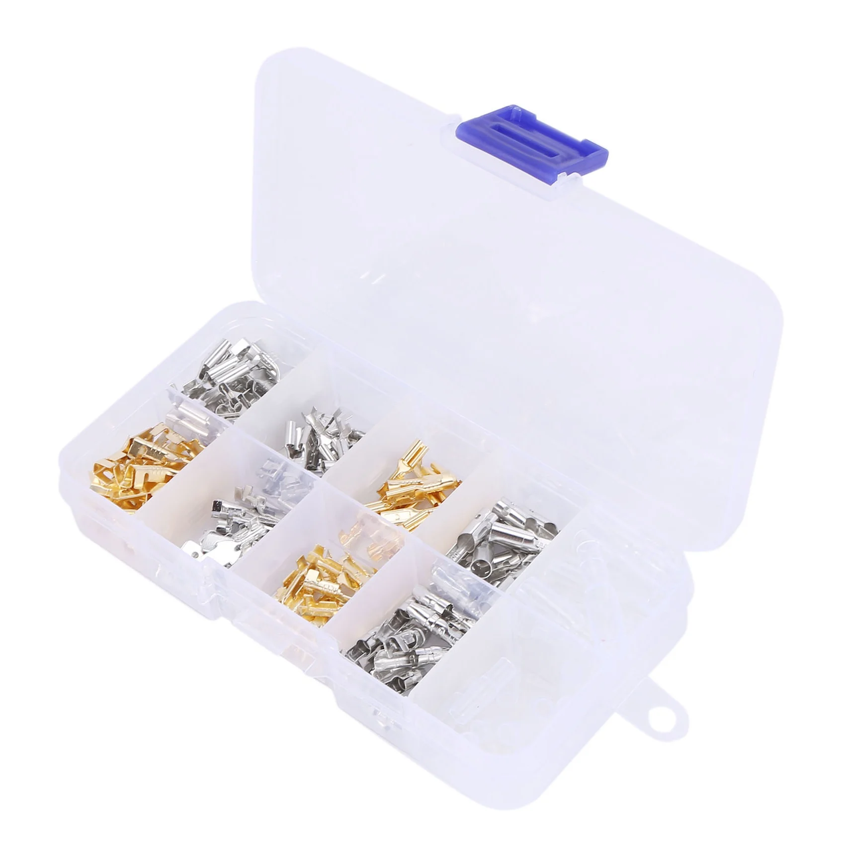 AU47-150Pcs 6.3MM 2.8MM 4.8MM 4.0MM Male Female Car Spade Connector Splice Crimp Wire Terminals for Motorcycle Bike Car