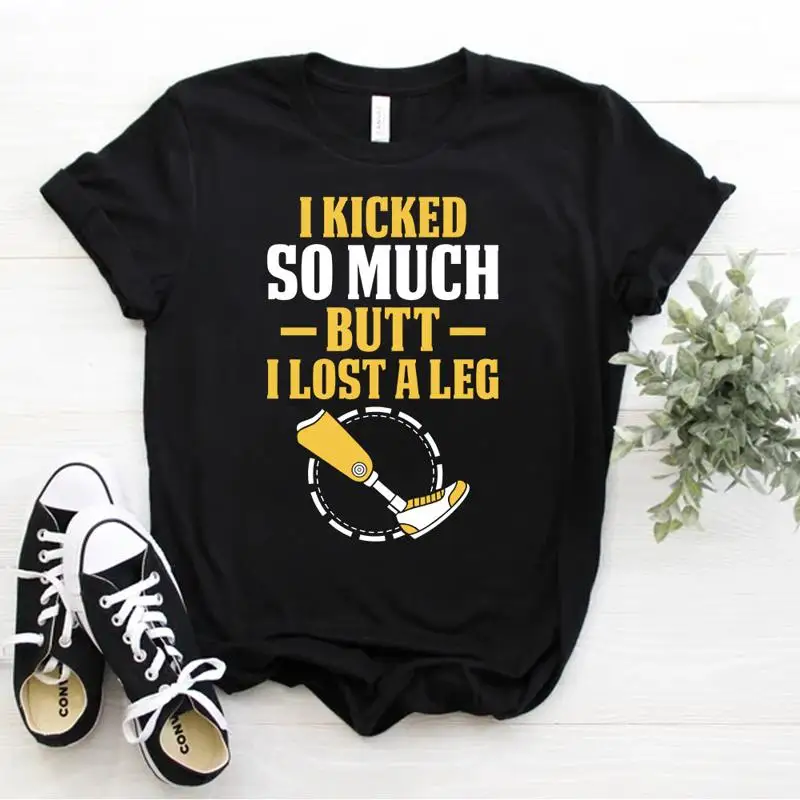 Футболка Amputee Leg Prosthetic I Kicked So Much Butt I Lost A Leg, размер S 5xl