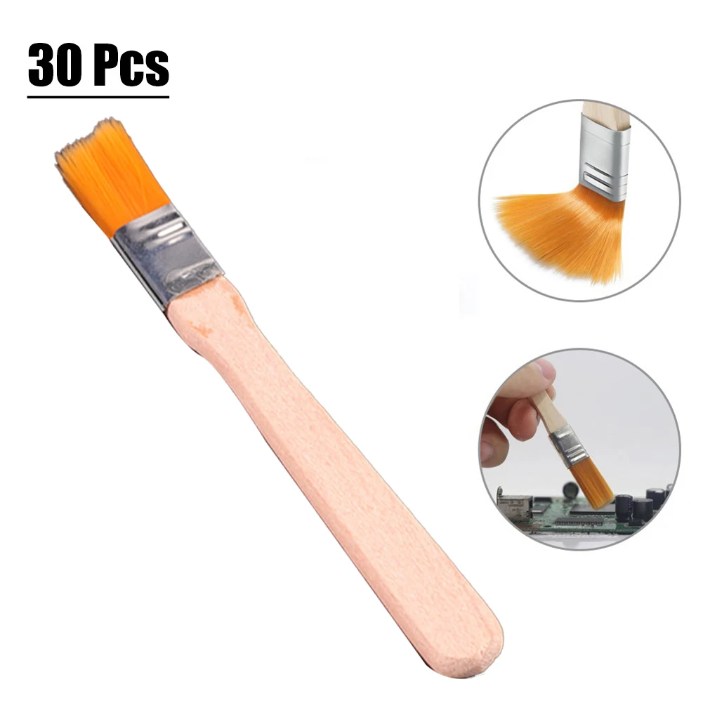 

30pcs/set Cleaning Brush Dust Removal With Wooden Handle For Paint Drawing Tools Wooden Painting Brush Tools Art Supplies
