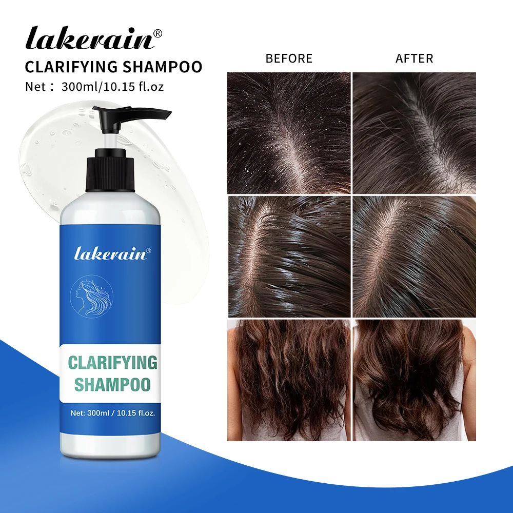 Clarifying Shampoo Non-greasy Repair Hair clippings Non-stripping and non-drying Lasting fragrance Dense foam Deep Cleanses Hair