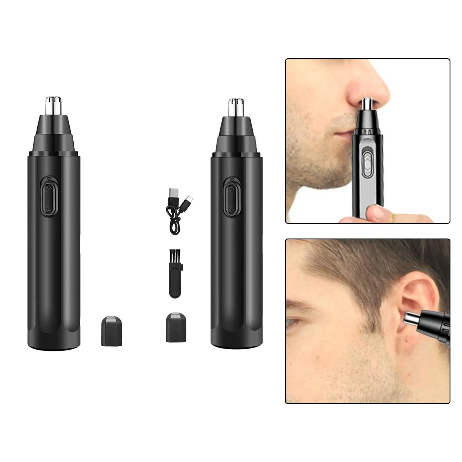 전기 코 헤어 트리머 눈썹 헤어 트리머 전문 남성과 여성, 다기능, 컴팩트, 개인 트리머