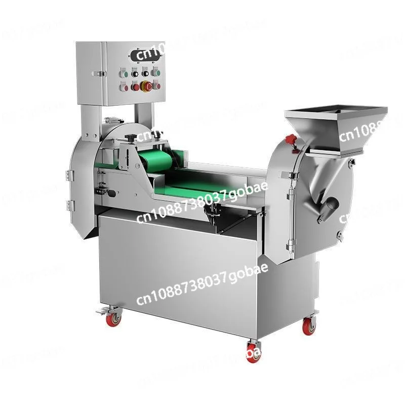 Multi-function 850 double head vegetable cutter Automatic dicing, slicing and slicing