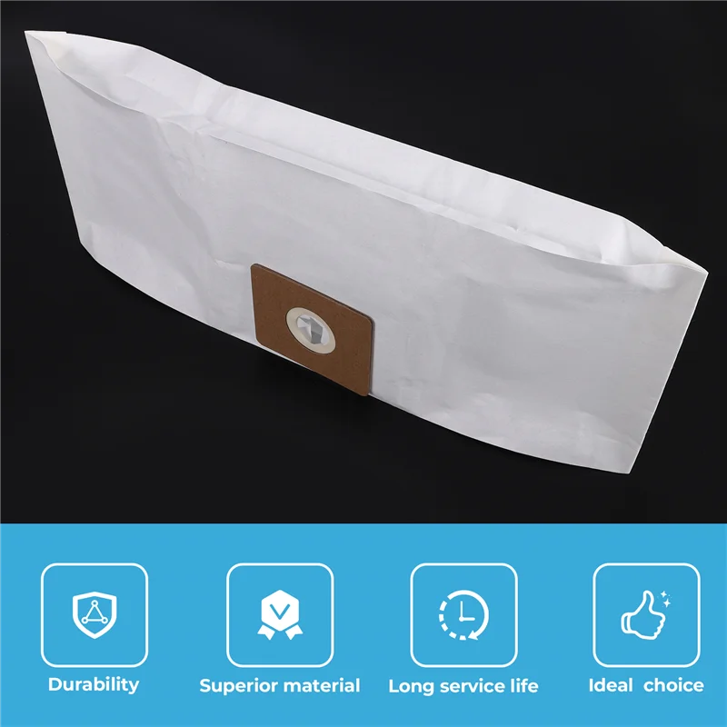 Запчасти для бытовой техники, 12 упаковок вакуумных пакетов для Shop-Vac 9066800, 2–2,5 галлонов, тип B и QAM70, одноразовая фильтровальная бумага премиум-класса