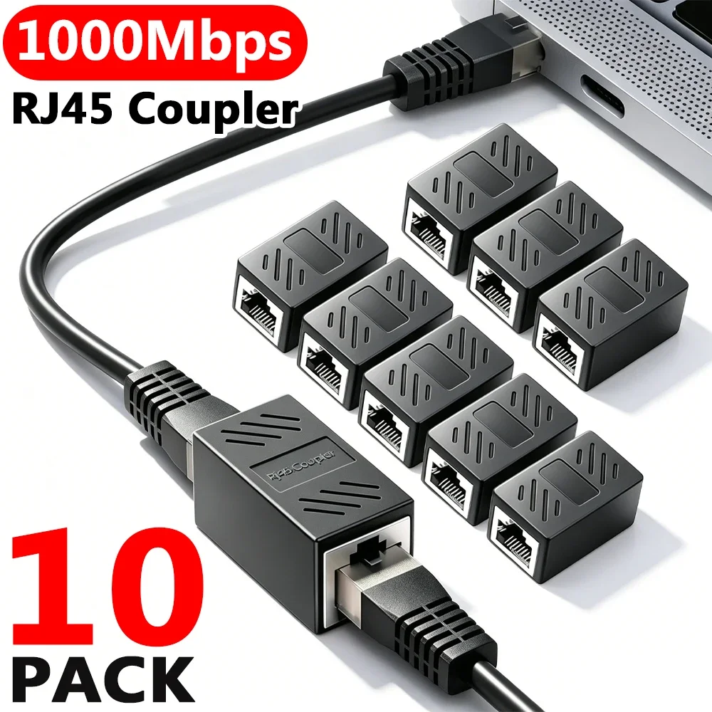 1/3/5/10Pcs CAT6 RJ45 Keystone Coupler Cat7 Cat6 Cat5 RJ45 Couplers Ethernet Connector Female to Female Lan Cable Extender