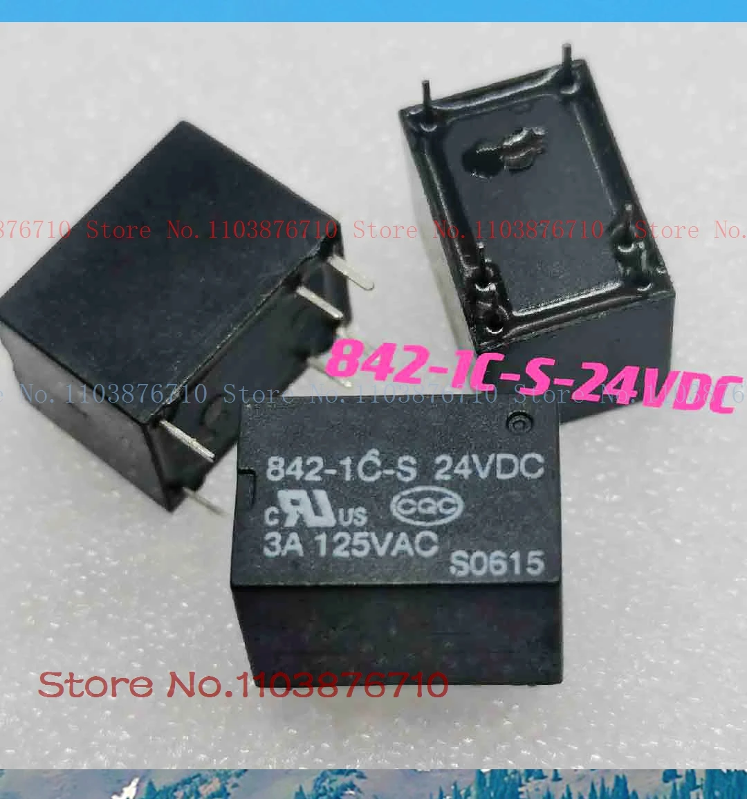 842-1C-S 24VDC 3A125 G2E-134P-M-US