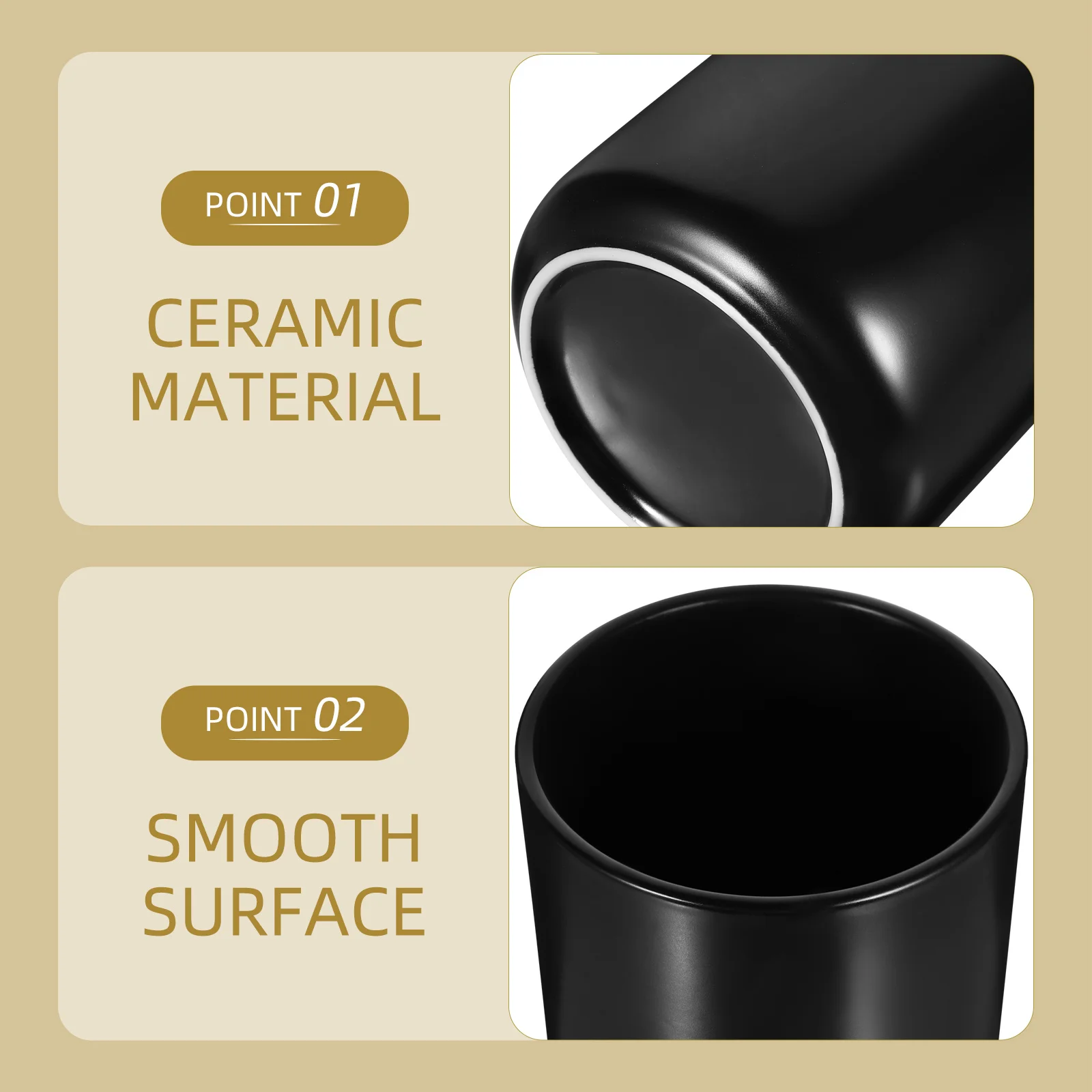 

Ceramic Kitchen Utensil Holder Multipurpose Chopstick Storage Bucket Large Capacity for Kitchen Counter Organizing