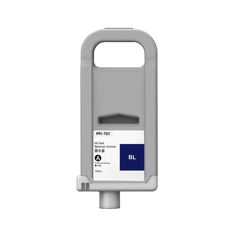 1X cartuccia d'inchiostro da 700 ml PFI-701 PFI701 compatibile per Canon iPF8000 iPF9000 iPF8000s iPF9000s iPF8010s iPF9010s con inchiostro pigmentato