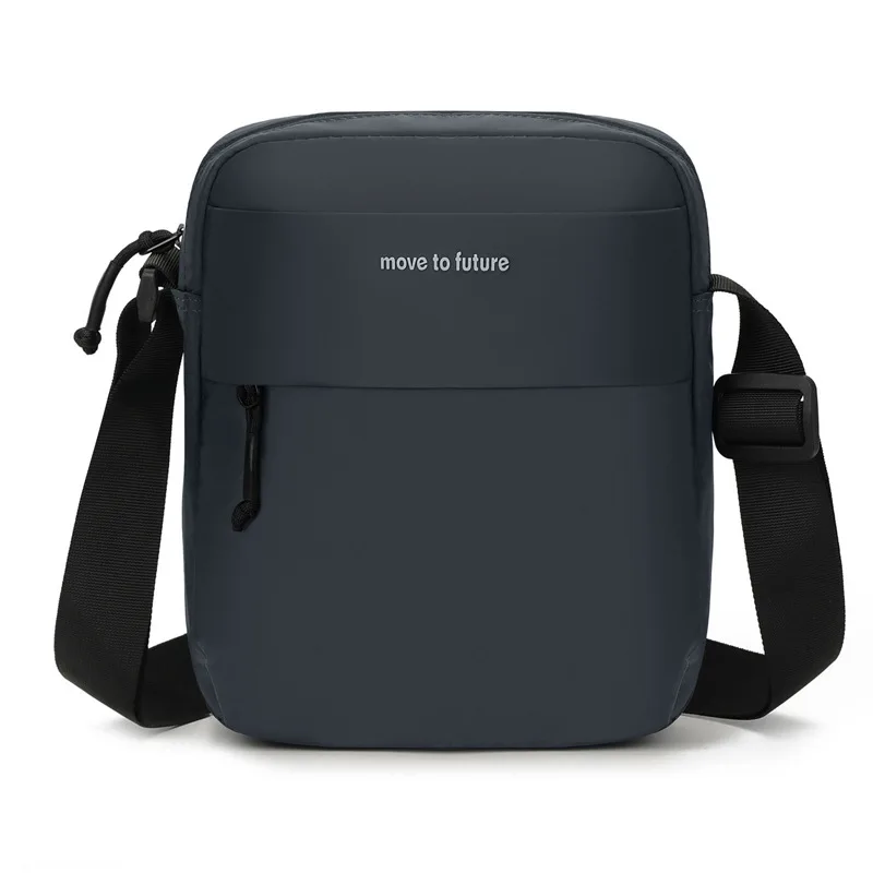 Picture 6: Lightweight, waterproof, large-capacity men's backpack, vertical square multi-functional crossbody travel backpack
