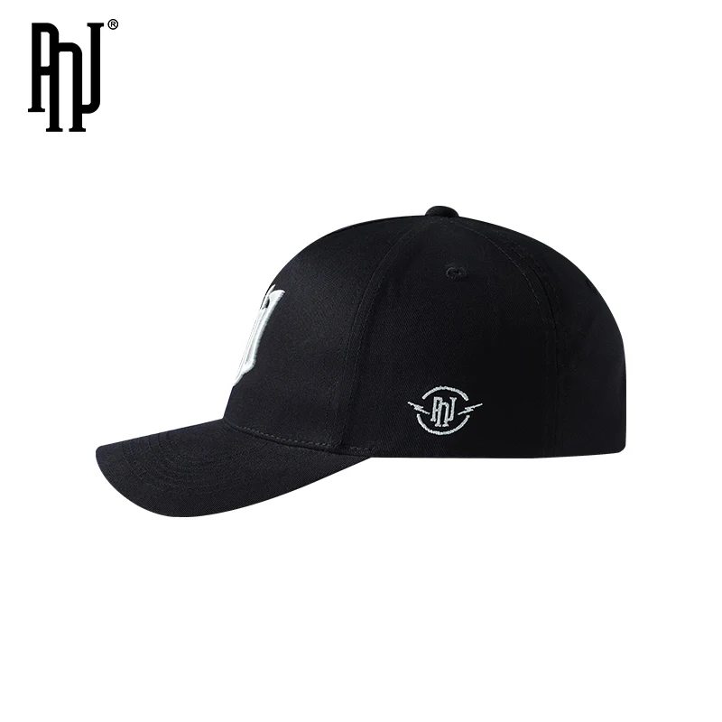 PNJ brand baseball hat women's new style male and female couple black embroidery sports fashion casual trend versatile cap