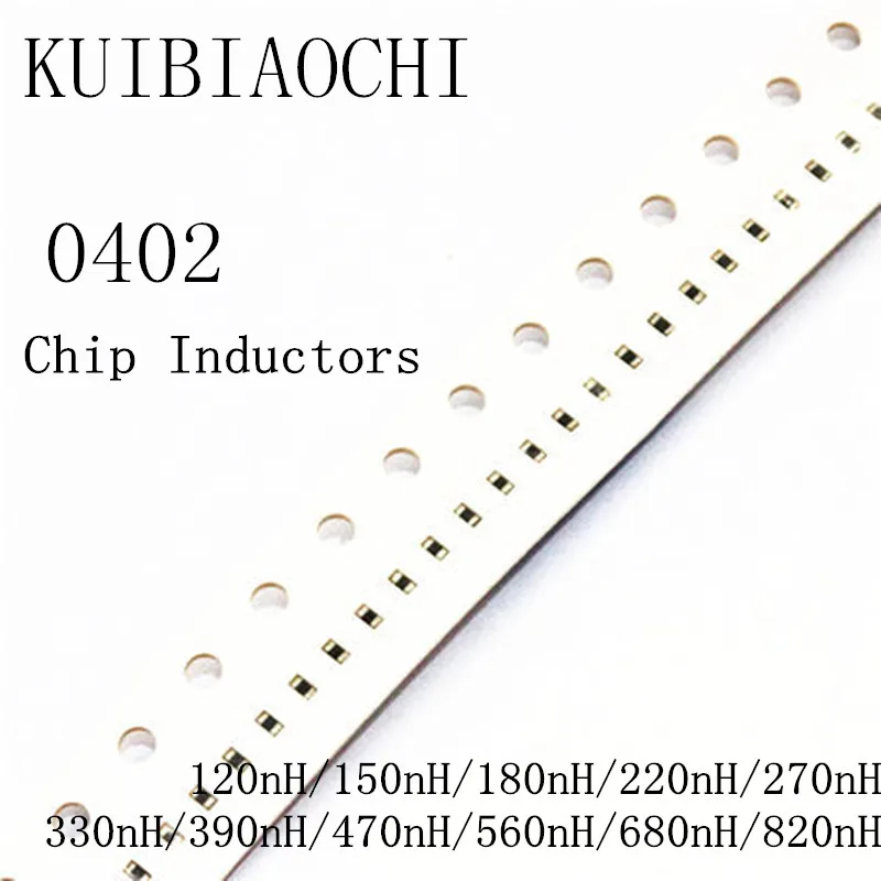 100pcs/LOT chip inductor 1005 0402 120nH 150nH 180nH 220nH 270nH 330nH 390nH 470nH 560nH 680nH 820nH 0402 chip inductor