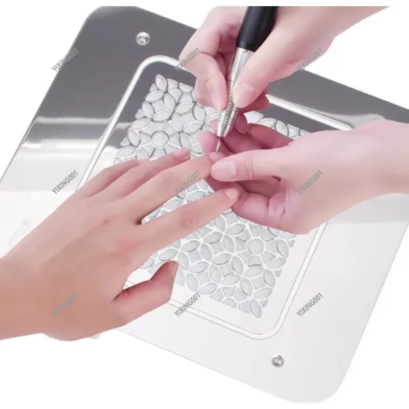 Large Suction Dust Removal Filter for Nail Art Shops Non-Running Ash Collection Embedded Filter for Salon Use