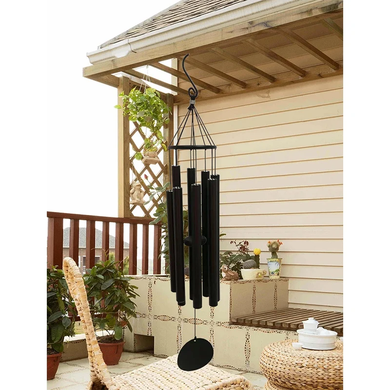 

BHTS-Wind Chimes Outdoor Large Deep Tone 8 Metal Tubes Wind Chimes For Home Garden/Yard/Balcony Deco