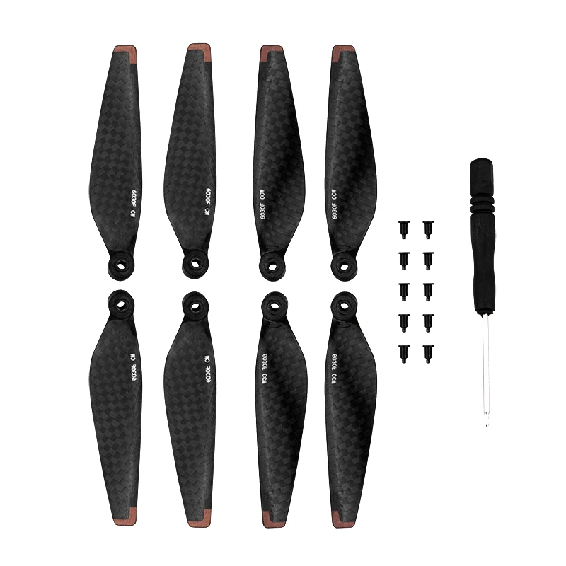 For DJI MIINI 3 Lightweight Carbon Fiber Paddle Drone Carbon Fiber Paddle Noise Reduction Paddle Drone Blade Accessories