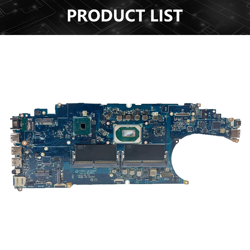 Para Dell Latitude 5401 placa base I5-9400H i7-9850H MX150 LA-H172P 06YY9J 04TXRT 02T31D placa base de precisión 3541 5501 LA-H181P