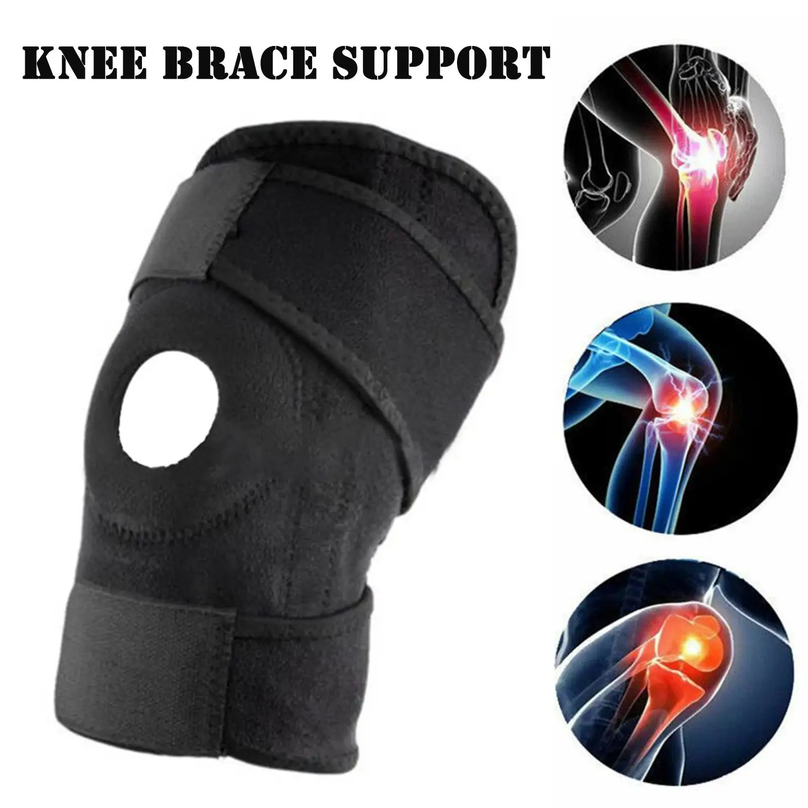 1PC Orthopedic Knee Pad Knee Brace Support Joint Pain Relif Patella Protector Adjustable Sport Kneepad Guard Meniscus Ligament