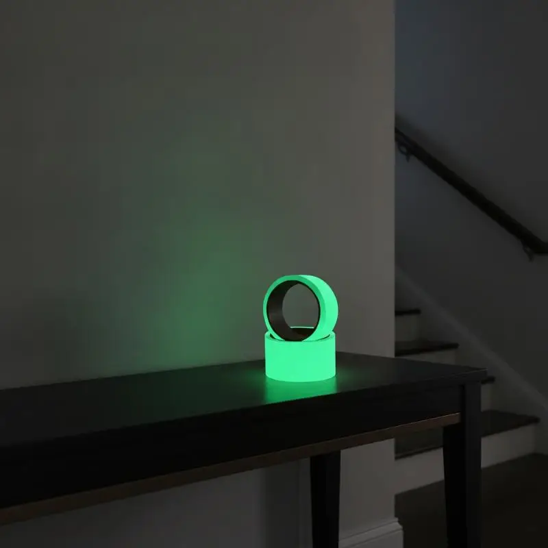 Glow In The Dark Luminous Warning Tape 1Pcs Strong Self-Adhesive Weather Resistant for Home Handrail Mark Outdoor Garden Path