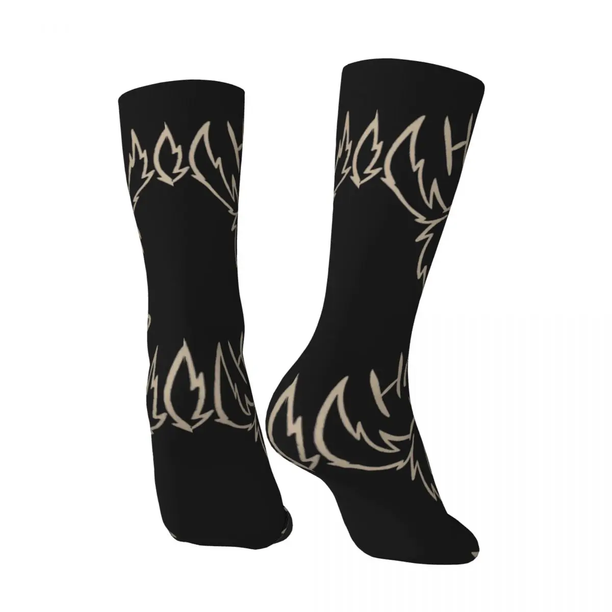 Hip Hop Vintage Beefalo Crazy Men's compression Socks Unisex Don't Starve Together Street Style Pattern Printed Funny Crew Sock