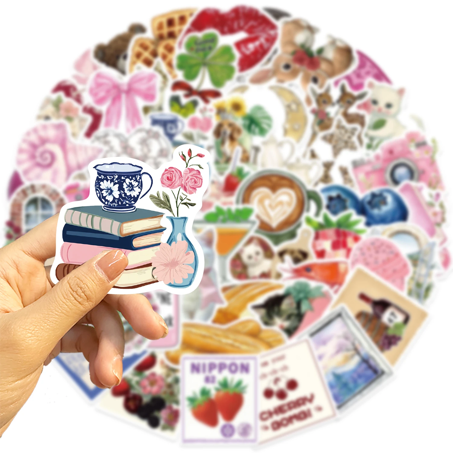 50 قطعة ملصق بينتيريست الجمالي موضة هاراجوكو كمبيوتر محمول الأمتعة الإبداعية جدار بار ديكور الشارع الشهير ملصقات الإبداعية الديكور #4