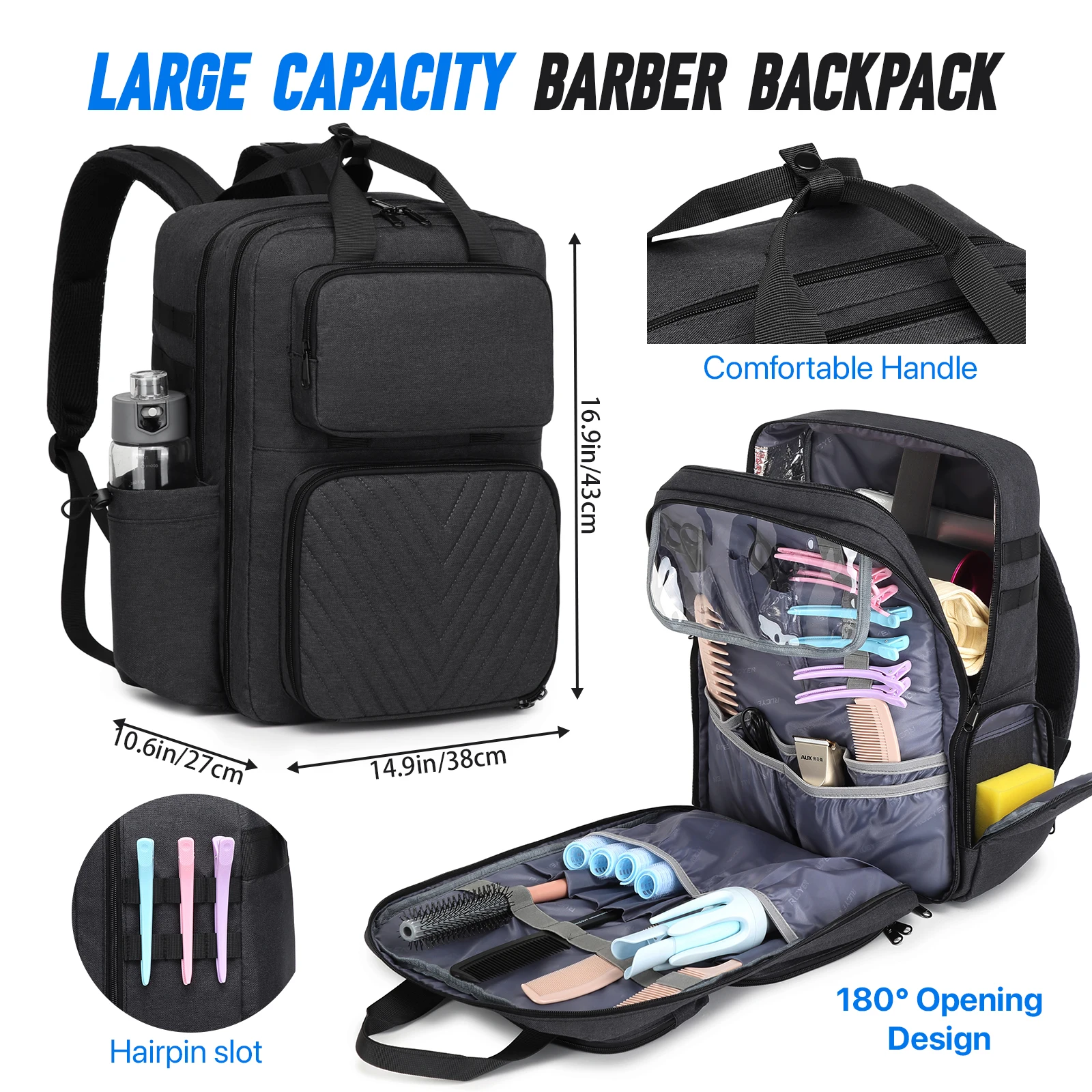 

Многофункциональный парикмахерский рюкзак, парикмахерская дорожная сумка, парикмахерский рюкзак, профессиональная сумка для хранения в салоне