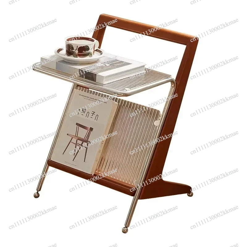 Solid Wood Side Table, Small Coffee Table, Bedside Sofa, Mini Creative Small Bedroom
