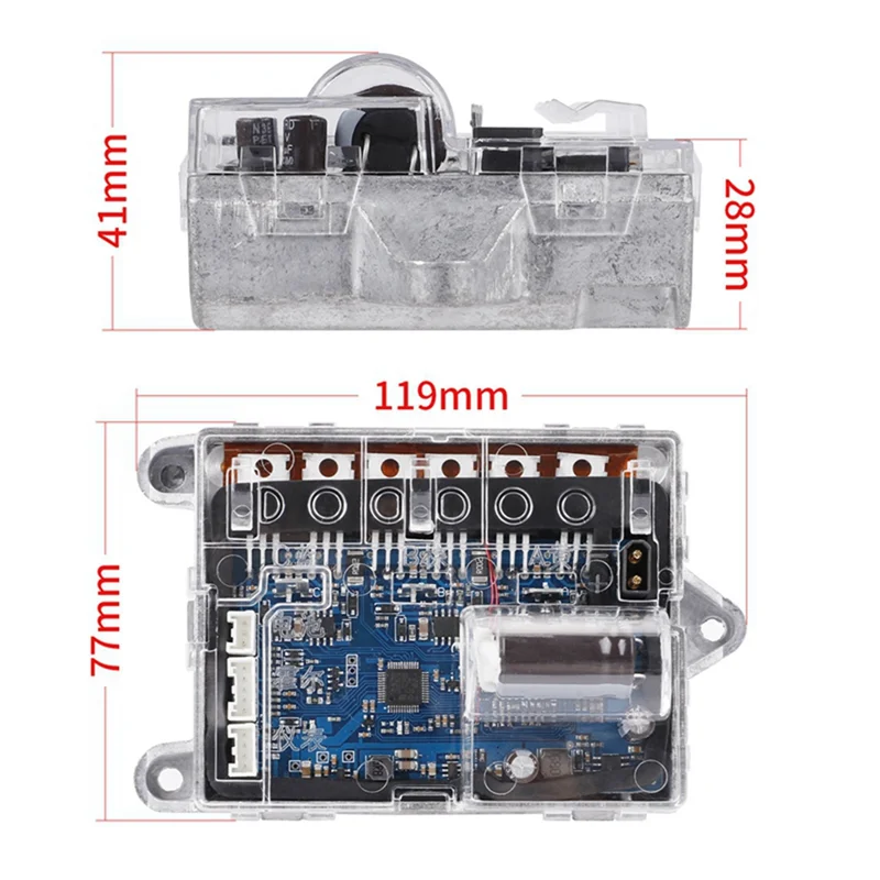 Imagem -02 - Painel Controlador Scooter Elétrico Acessórios para Xiaomi M365pro e Pro2