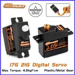 DSPOWER 17g 21g Mini Servo digitale 4.2KG motore per 1/18 1/16 Micro RC auto HYPER GO WLTOYS 144001 camion aereo barca Robot giocattolo