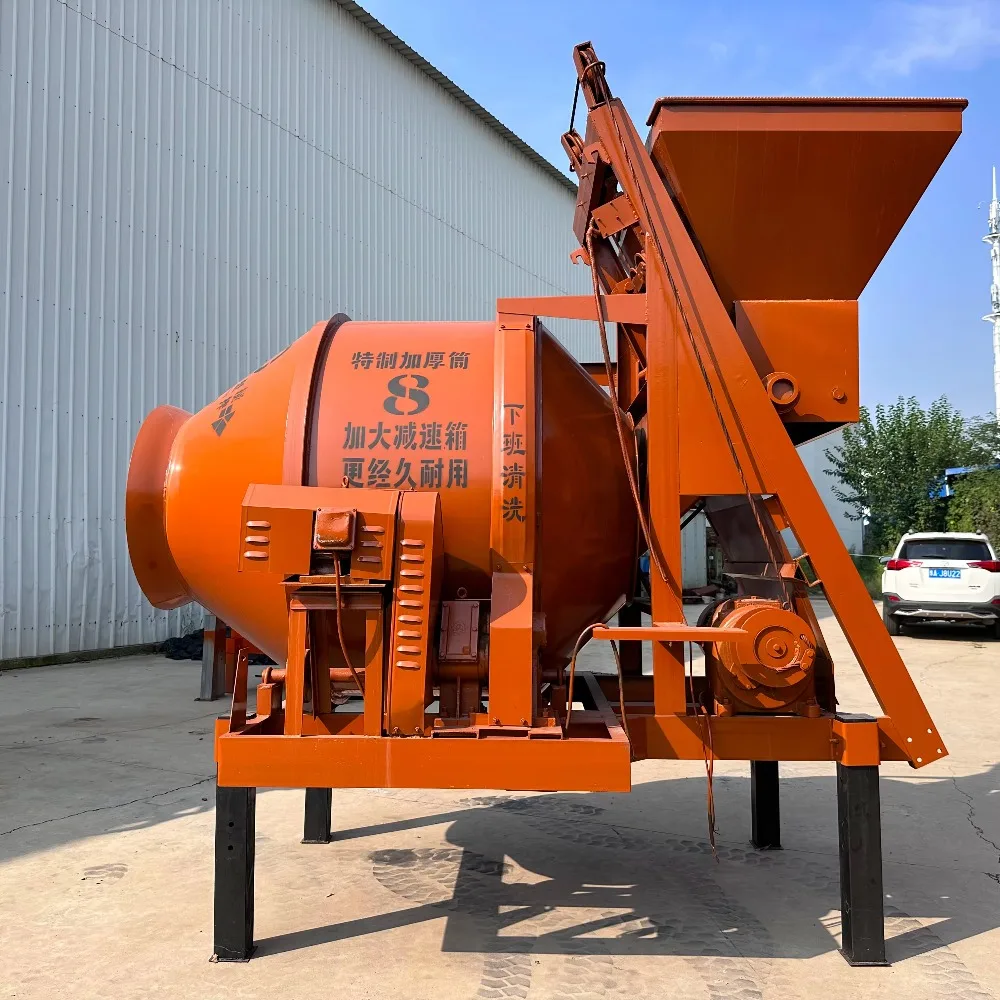 Low Consumption Concrete Mixer With Capacity 350l With Diesel Engine High Quality Mobile Self Loading Concrete Mixer for Sale