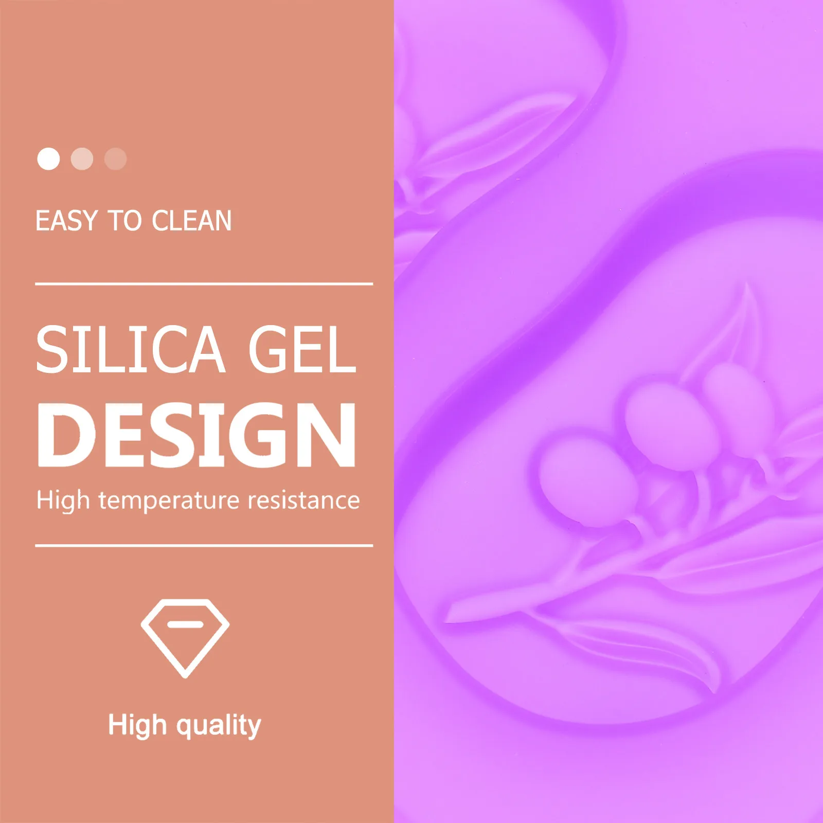 

Silicone Mold 22x15x2CM DIY Soap Making Supplies Purple Tray Compact Storage Handicrafts Gift Sewing Accessories Homemade