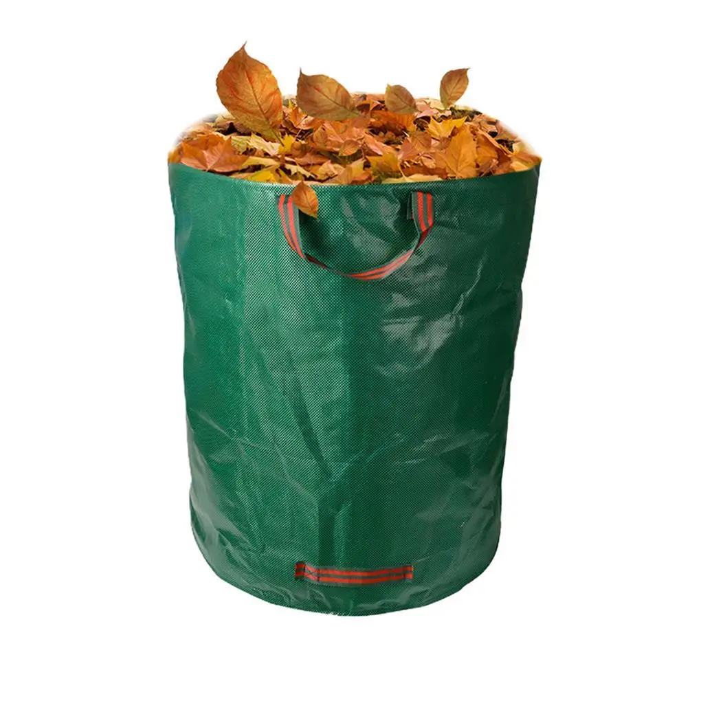 

Reusable Garden Bags Heavy Duty Portable Storage Bag Collapsible Trash Can Bag for Lawn Leaf