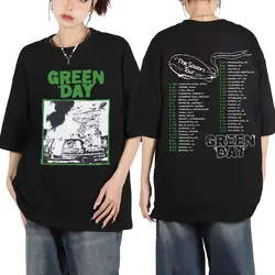 Green Day The Saviors Tour 2024 Graphic T Shirts Men Women Rock Hip Hop Short Sleeve T-shirt Fashion Casual Pure Cotton T-shirts
