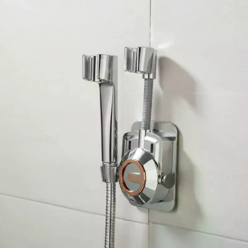 Universal No Drill Shower Bracket Wall Holder for Comfortable Bathroom Use