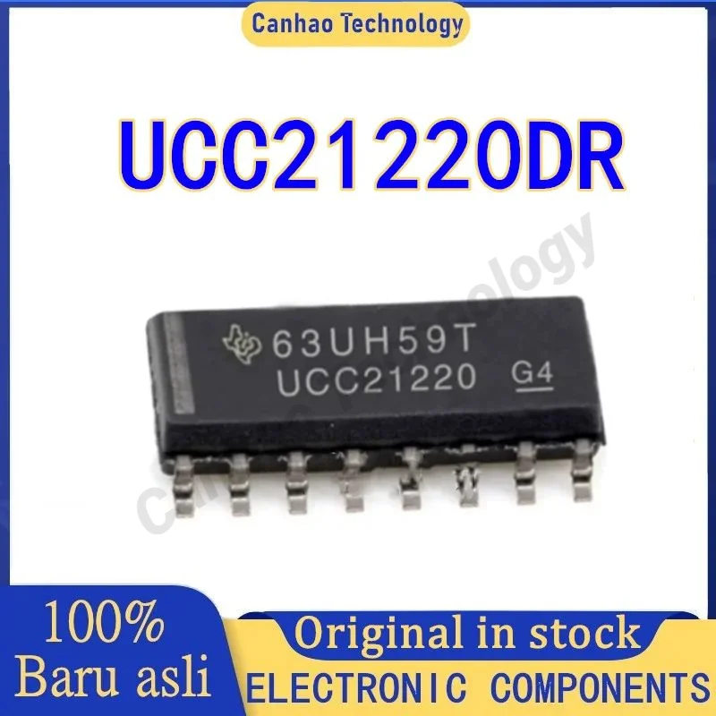 

5PCS UCC21220DR UCC21220D UCC21220 21220 DGTL ISO 3KV 2CH GATE DVR 16SOIC Chip