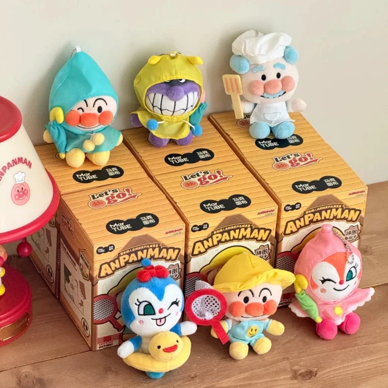 ANPANMAN Go Outing Series Blind Box Cute Anime Figure Surprise Bag Pendant Mystery Box Anime Doll Decor Toys Keychain Gift New