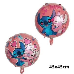 Disney-Lilo và Stitch chủ đề Dành biểu sinh Balloon Trang trí, bản vẽ, bóng bay heli, đồ tắm cho trẻ em, quà tặng trẻ em 6 Bộ Baloes Baloes chính bộ - 1