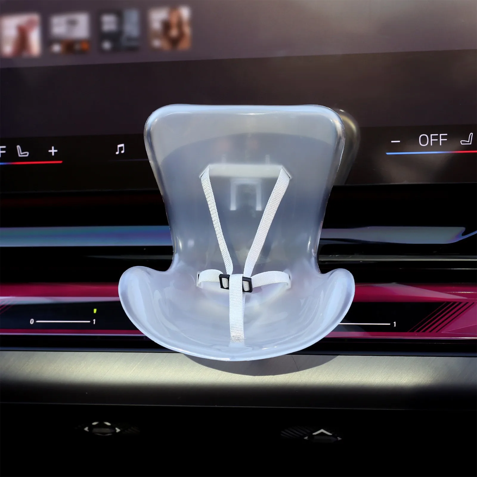 Автокресло для куклы с мягкой плюшевой подушкой, вентиляционным зажимом и настольной подставкой, милый и практичный автомобильный декор для любителей кукол и коллекционных кукол