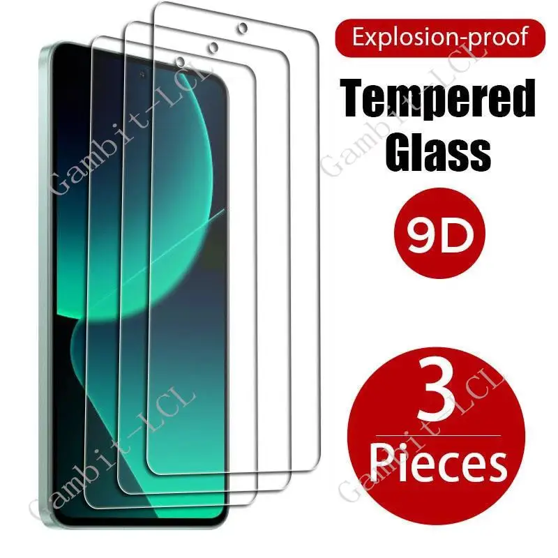 3PCS Protective Tempered Glass For Xiaomi 13T Pro 6.67