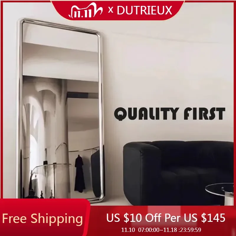 Makeup Long Mirror Aesthetic Full Body Standing Star Girls Floor Mirror Cosmetics Items Living Room Spiegel Wand Home Products